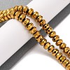 Electroplate Non-magnetic Synthetic Hematite Beads Strands X-G-J160-E-02-2