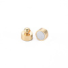 Brass Magnetic Clasps with Loops KK-Q765-007-NF-3