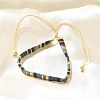 Vintage Ethnic Style Adjustable Glass Tila Beaded Handmade Slider Bracelets for Women ZN9527-2-1