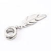 304 Stainless Steel European Dangle Charms X-PALLOY-JF00624-01-3