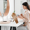 Bust Wooden Display Stands for Necklaces ODIS-WH0331-54-6