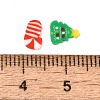 Christmas Theme Handmade Polymer Clay Cabochons CLAY-Q004-11A-3