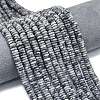 Frosted Natural Larvikite Beads Strands G-K389-C38-01-1