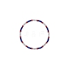 Polymer Clay Rhinestone Round Beaded Necklaces NJEW-SW00049-02-8