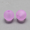 Transparent Acrylic Ball Beads FACR-R021-6mm-08-1