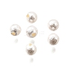 Electroplate Shell Pearl Beads BSHE-K016-4mm-1