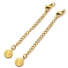 304 Stainless Steel Curb Chain Extender X-STAS-G310-05G-1