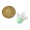 50Pcs Heart Acrylic Pendants PALLOY-JF02975-3