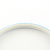 Plain Headwear Hair Accessories Plastic Hair Band Findings OHAR-S187-02-5