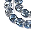 Electroplate Glass Beads Strands EGLA-N012-07U-3