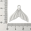 Non-Tarnish 304 Stainless Steel Pendants STAS-B056-10P-06-3