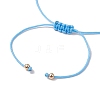 4Pcs 4 Styles Shell Braided Bead Bracelets BJEW-TA00590-5