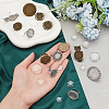 DIY Blank Dome Finger Ring Making Kit DIY-SC0022-14-3