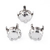 201 Stainless Steel Sew on Prong Settings STAS-T032-01-10mm-P-1