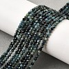 Natural Blue Tourmaline Beads Strands G-G259-D10-2mm-1