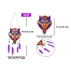 Owl with Feather DIY Diamond Painting Wind Chime Kits PW-WGD2D20-01-2