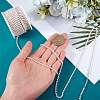 Plastic Pearl Bead Cup Chains CH-WH0013-01A-S-3