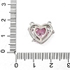 Brass Pave Cubic Zirconia Pendants KK-A273-27P-3