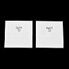 Smiling Face Paper Earrings Necklace Display Cards FIND-T072-01C-03-1