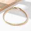 304 Stainless Steel Link Chain Bracelets for Women BJEW-Z178-11G-1