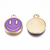 Alloy Enamel Charms X-ENAM-S121-165D-RS-3
