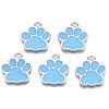 Alloy Enamel Pendants ENAM-T016-22P-E-RS-1