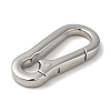304 Stainless Steel Keychain Clasps STAS-G321-04P-2