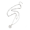 Stainless Steel Pendants Necklaces LS-NJEW-U003-01B-P-2