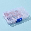 6 Style Luminous Acrylic & Transparent Plastic Beads MACR-FS0001-24-2