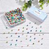  400Pcs 8 Colors Synthetic Imperial Jasper Beads G-NB0003-80-2