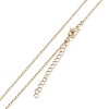 Alloy Rhinestone Pendant Necklaces NJEW-H306-A01-G-5