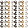 2400Pcs 4 Colors Round CCB Plastic Spacer Beads CCB-PA0001-05B-7