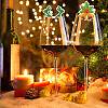 8Pcs Christmas Wine Glass Decoration PW-WG2878C-01-2