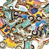 24Pcs 8 Styles Vehicle Theme Alloy Enamel Pendants ENAM-CJ0003-11-3