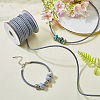1 Roll 10M Round Braided Cowhide Cords WL-SC0001-03C-4