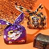 60Pcs 2 Styles Rabbit Shaped Halloween Candy Plastic Bags ABAG-FS0001-06-10