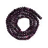 Natural Ruby Beads Strands G-P553-F01-03-3