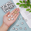 DICOSMETIC 60Pcs Teardrop Sew on Rhinestone RGLA-DC0001-06-3