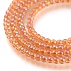 Electroplate Glass Beads Strands EGLA-I013-2mm-FR01-3