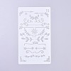 Plastic Reusable Drawing Painting Stencils Templates DIY-G027-F15-1