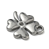 304 Stainless Steel Pendant Rhinestone Settings STAS-P422-04P-2