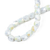 Electroplate Glass Beads Strands EGLA-N002-13-A13-4
