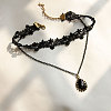 Gothic Lace Necklaces X-NJEW-N0052-283-2