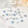 30Pcs 3 Styles Glass Rhinestone Cabochons RGLA-BBC0001-05-4