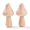 Unfinished Wood Mushroom Ornaments WOOD-T032-09-1