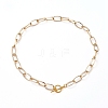 Unisex Aluminium Paperclip Chain Necklaces NJEW-JN02720-2