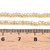 Electroplate Glass Beads Strands EGLA-A044-T1mm-A03-2
