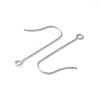 316 Surgical Stainless Steel Earring Hooks STAS-Z124-02B-P-2