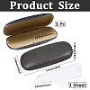 1Pc Oval Polyester Eyeglass Cases AJEW-CN0007-34-2