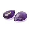 Natural Amethyst Pendants G-K371-03H-2